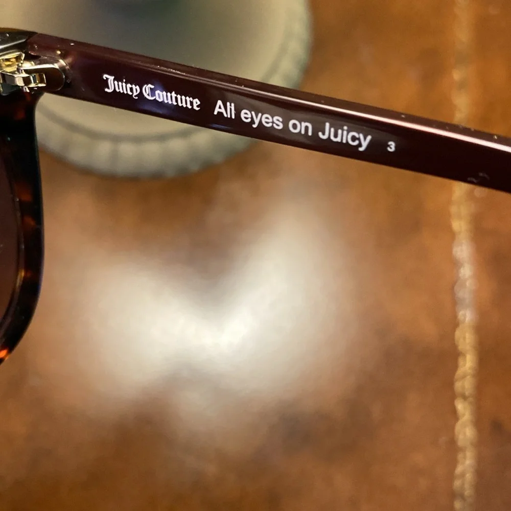 Juicy Couture New  Brown “tortoise”Sunglasses…..free Bebe bag - Picture 7 of 12